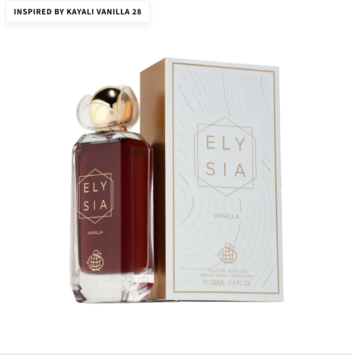 Elysia Vanilla Perfume 100ml EDP | Fragrance World